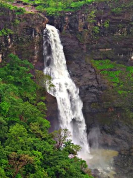 Nashik Dugarwadi Waterfalls Portrait Image